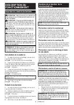 Preview for 41 page of Makita DCU604 Instruction Manual