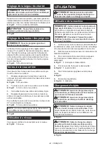 Preview for 44 page of Makita DCU604 Instruction Manual