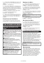 Preview for 58 page of Makita DCU604 Instruction Manual