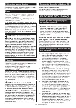 Preview for 119 page of Makita DCU604 Instruction Manual