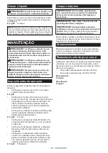 Preview for 130 page of Makita DCU604 Instruction Manual