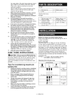 Preview for 9 page of Makita DCX200 Instruction Manual