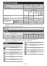 Preview for 66 page of Makita DCX201 Instruction Manual