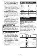 Preview for 134 page of Makita DCX201 Instruction Manual