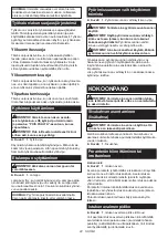 Предварительный просмотр 22 страницы Makita DDA340 Instruction Manual