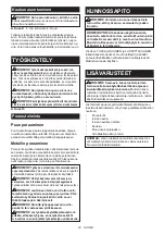 Preview for 23 page of Makita DDA340 Instruction Manual