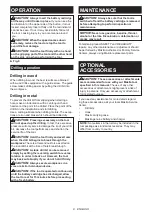 Preview for 8 page of Makita DDA341 Instruction Manual