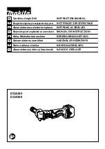 Makita DDA350 Instruction Manual предпросмотр