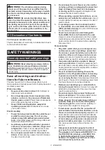 Preview for 3 page of Makita DDA450ZK Instruction Manual