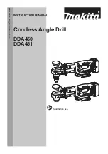 Makita DDA451 Instruction Manual предпросмотр