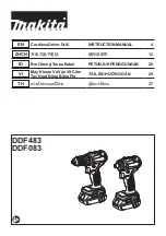 Preview for 1 page of Makita DDF083RTE Instruction Manual