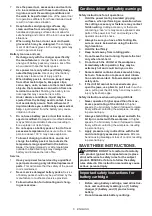 Предварительный просмотр 6 страницы Makita DDF083RTE Instruction Manual