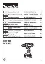 Preview for 1 page of Makita DDF343SYX3 Instruction Manual
