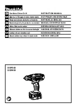 Предварительный просмотр 1 страницы Makita DDF453RFE Instruction Manual