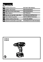 Preview for 1 page of Makita DDF453SYE Instruction Manual