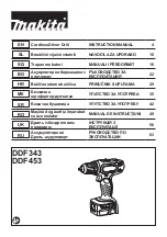 Preview for 1 page of Makita DDF453SYX5 Instruction Manual