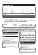 Preview for 4 page of Makita DDF458ZJ Instruction Manual