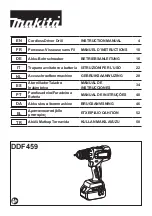 Makita DDF459 Instruction Manual preview