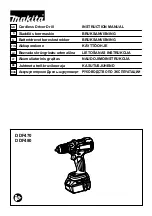 Preview for 1 page of Makita DDF480Z Instruction Manual