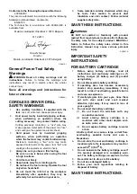 Preview for 4 page of Makita DDF480Z Instruction Manual