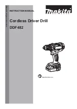 Preview for 1 page of Makita DDF482RMJ Instruction Manual