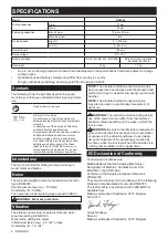 Preview for 2 page of Makita DDF482RMJ Instruction Manual