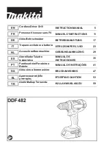 Предварительный просмотр 1 страницы Makita DDF482ZJ Instruction Manual