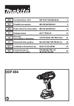 Preview for 1 page of Makita DDF484RFE Instruction Manual