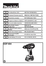 Preview for 1 page of Makita DDF484RTJ Instruction Manual