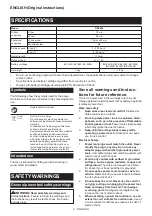 Preview for 4 page of Makita DDF484Z Instruction Manual