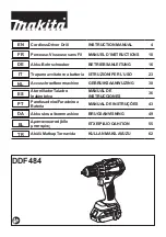 Предварительный просмотр 1 страницы Makita DDF484ZJ Instruction Manual