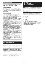 Preview for 9 page of Makita DDF484ZJ Instruction Manual