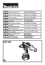 Preview for 1 page of Makita DDF486Z Instruction Manual