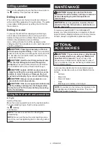 Preview for 9 page of Makita DDF487Z Instruction Manual