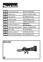 Preview for 1 page of Makita DDG460 Instruction Manual