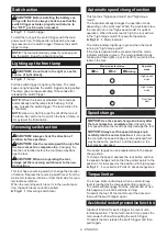 Preview for 9 page of Makita DDG461Z Instruction Manual