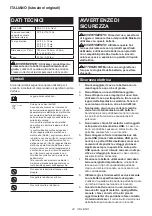 Preview for 22 page of Makita DEABL1055B Instruction Manual