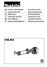 Makita DEADML806 Instruction Manual preview