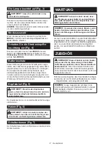 Preview for 17 page of Makita DEADML812 Instruction Manual