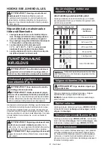 Preview for 81 page of Makita DEADML812 Instruction Manual