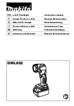 Preview for 1 page of Makita DEBDML802 Instruction Manual