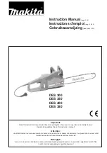 Makita DES 350 Instruction Manual preview