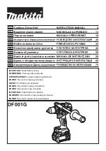 Makita DF001G Instruction Manual предпросмотр