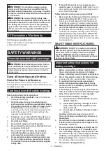 Preview for 5 page of Makita DF001G Instruction Manual