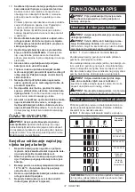 Preview for 37 page of Makita DF001G Instruction Manual