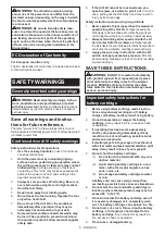 Preview for 5 page of Makita DF001GM201 Instruction Manual