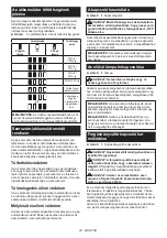 Предварительный просмотр 22 страницы Makita DF001GM201 Instruction Manual