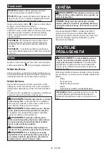 Предварительный просмотр 40 страницы Makita DF001GM201 Instruction Manual