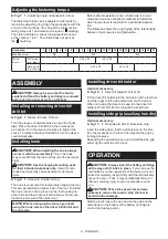 Preview for 8 page of Makita DF002GZ Instruction Manual