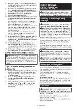 Preview for 6 page of Makita DF012D Instruction Manual